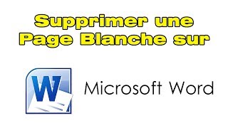 Comment supprimer une page blanche sur Word [upl. by Gnad]