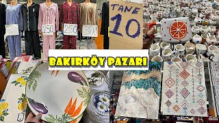 BAKIRKÖY PAZARI❗️NE ALIRSAN 10 TL❗️ BURDAN DAHA UCUZU YOK ❗️❗️ŞOK OLACAKSINIZ ÇEYİZ ALIŞVERİŞİ [upl. by Yentirb751]