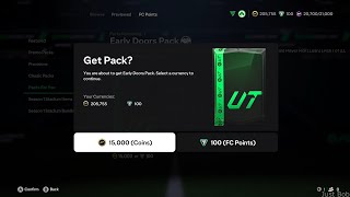 1 Coin Mini Energizer Pack and 15k Early Doors Pack Opened on FC 25 Ultimate Team [upl. by Llenrev129]