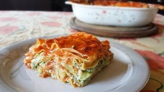 Lasagna broccoletti e ricotta  Le video ricette di Lara [upl. by Akoyin]