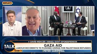 Talk TV Peter Cardwell interview with Israel Govt Spox David Mencer 21 July 2024 [upl. by Janice]