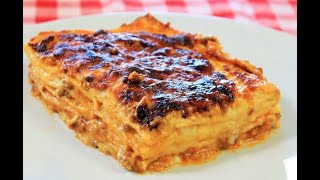 LASAGNA con ragù alla bolognese lasagne al ragù [upl. by Aigroeg]