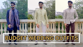 WEDDING OUTFIT IDEAS IN BUDGET 2021  INDIAN MENS WEDDING OUTFIT IDEAS [upl. by Mylor]