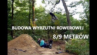 BUDOWA WYRZUTNI ROWEROWEJ  PIERWSZE SKOKI 89 Metrów przelotu [upl. by Ardella282]