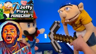 SML Movie Jeffy Plays Minecraft REACTION sml jeffy minecraft supermariologan 😂⛏️ [upl. by Joung253]