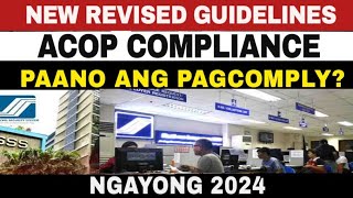 ✅Bagong SSS ACOP Compliance Paano at Saan Isusubmit ang mga RequirementsAlamin [upl. by Nishi408]