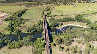 Menangle Rail Bridge  Nepean River [upl. by Tove]