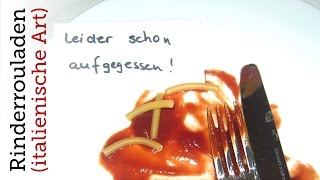 Rezept  Italienische Rinderrouladen Red Kitchen  Folge 05 [upl. by Nnayelhsa]