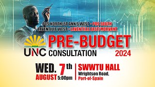 UNC Pre Budget Consultation – PortofSpain Laventille Morvant [upl. by Alisen]