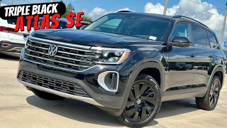 2024 VW Atlas SE In Deep Black Peal Has An Executive Vibe Packed With Luxury and Technology [upl. by Heigho]