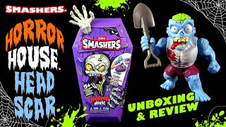 Zuru ® Smashers  Horror House  Blauer Zombie Head Scar  Unboxing amp Review  WOW [upl. by Atiek]