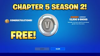 How To Get FREE VBUCKS Chapter 5 Season 2 easy method [upl. by Nohsyar]