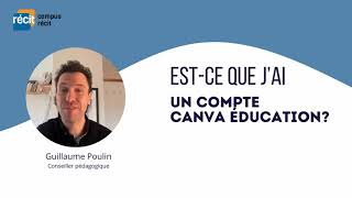 Vérifier si vous avez un compte Canva Éducation et en faire la demande [upl. by Saval]