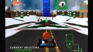 south Park Rally Christmas Day SEGA Dreamcast [upl. by Onibla]