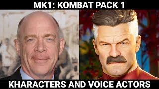 MK1 Kombat Pack 1  Kharacters and Voice Actors w Face Models [upl. by Finnegan564]