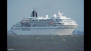 AMADEA  Shipspotting Germany 🇩🇪 IMO 8913162  River Elbe near City Otterndorf [upl. by Hercules]