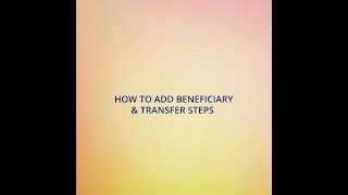 How to Add Beneficiaries amp Transfer Money Through Emirates NBD Mobile Banking Application [upl. by Aihk254]