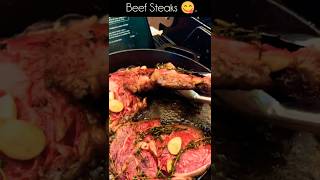 Beef Steaks 😋  youtubeshorts food viralvideo [upl. by Ideih878]