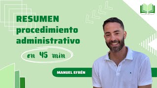 Resumen procedimiento administrativo [upl. by Thurnau]