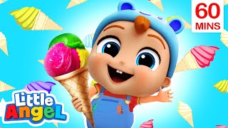 Summer Ice Cream Song  More Little Angel Kids Songs amp Nursery Rhymes [upl. by Amedeo731]