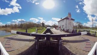 360 VR view of Foxton Locks [upl. by Ykvir]