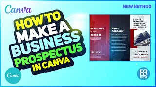 How to Make a Business Prospectus in Canva  Professional Design Tutorial [upl. by Neelhtac917]