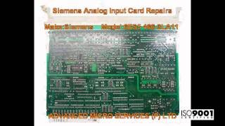 Siemens 6ES5 4663LA11 Analog Input Card Repairs  Advanced Micro Services PvtLtd [upl. by Anirok]