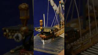 1600 XVIII century Galley for Wargame  Scrachtbuild Ordinary Galley [upl. by Laise]