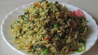 Methi rice  Menthe soppina anna [upl. by Ynahpit925]