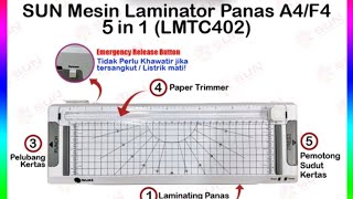 Unboxing Paket Pesanan Mesin Laminating A4F4 5 in 1  LMTC402 Fungsi 5 in 1 [upl. by Reywas]