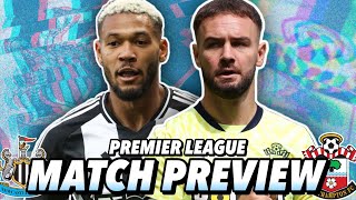 Match Preview  Newcastle United v Southampton [upl. by Yllier]