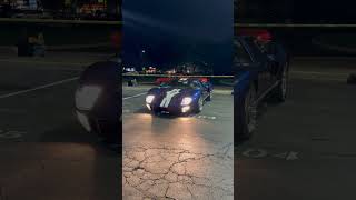 1965 GT40 replica leaving “Ford vs Ferrari” night  Valley Ford Columbus Ohio [upl. by Pazice]