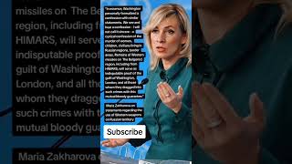 Maria Zakharova on statements regarding the use of Western weapons on Russian territory Quotes [upl. by Fidela]