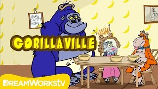 Goldilocks and the Three Bears Played By Gorillas  GORILLAVILLE [upl. by Shimkus962]