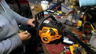 poulan pro chainsaw tear down and repaire [upl. by Nnaul]