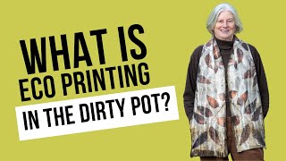 What is eco printing in the dirty pot sustainabletextiles ecoprinting botanicalprinting [upl. by Floss]