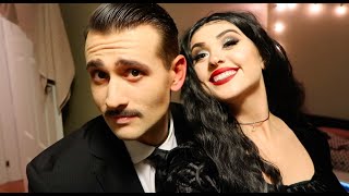 TURNING MY BOYFRIEND INTO GOMEZ ADDAMS  Addams Family Halloween Costume [upl. by Oinolopa]