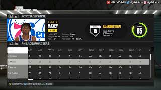 NBA 2K23 How To Create and Edit Custom Rosters [upl. by Okorih]