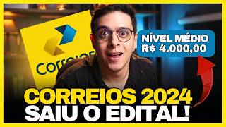 CONCURSO CORREIOS 2024 l ANÁLISE OBJETIVA DO EDITAL [upl. by Sakul]