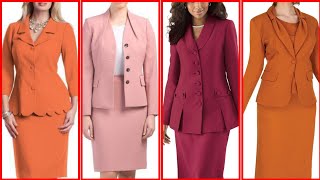 formal wear coordinated outfits matching sets separates top and bottom outerwear jacket coat [upl. by Susi]