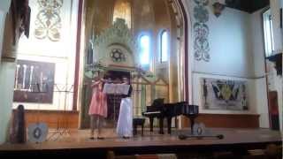 Sonata for 2 flutes Hoffmeister Boldor Maria [upl. by Hanford741]