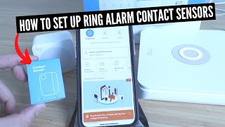 How To Set Up Ring Alarm Contact Sensor [upl. by Prebo]