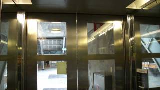 old ASEA Mod by Thyssen Traction elevators  Stockholm Centralstation Sweden [upl. by Jammin]