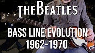 The Beatles Bass Lines Evolution  12 is too hard [upl. by Rudman148]