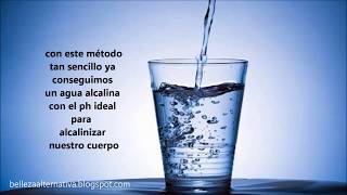 3 formas de cómo hacer Agua Alcalina para beber [upl. by Alameda]