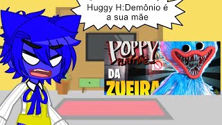 Poppy playtime reagir Huggy wuggy é do bem é eu posso provar [upl. by Assilaj]