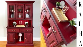 How to use a WASH technique with chalk paint  DIY 20 Upscale [upl. by Anahsar672]