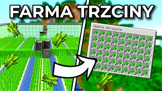 Automatyczna Farma TRZCINY CUKROWEJ  Poradnik MINECRAFT 120 [upl. by Donall]