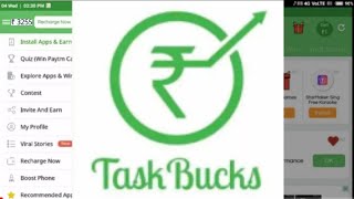 Taskbucks App Se Paise Kaise Kamaye  Taskbucks Full Tutorial  Every hour Win Rs50 Paytm Cash [upl. by Colligan]