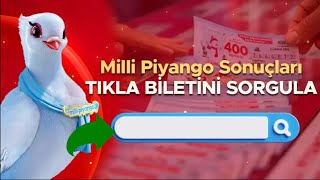 MİLLİ PİYANGO 2024 TIKLA BİLETİNİ SORGULAMA EKRANI MİLLİ PİYANGO BİLET SORGULAMA [upl. by Atnoek117]